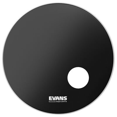 Evans "BD22RONX 22" Bass Drum Onyx BK" Black Evans "BD22RONX 22" Bass Drum Onyx BK" Black