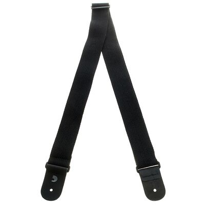 Daddario 50CT00 Guitar/Bass Strap Schwarz Daddario 50CT00 Guitar/Bass Strap Schwarz