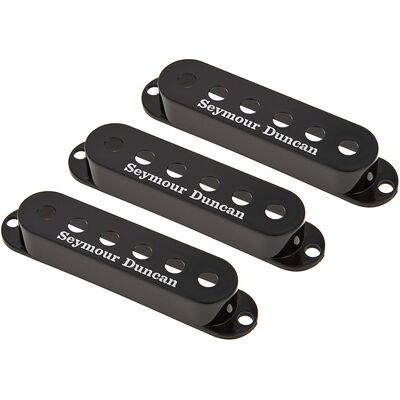 Seymour Duncan Pickup Cover Black Logo Schwarz Seymour Duncan Pickup Cover Black Logo Schwarz