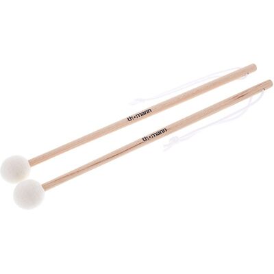 Thomann Field Drum Mallet 35mm white Weiß Thomann Field Drum Mallet 35mm white Weiß