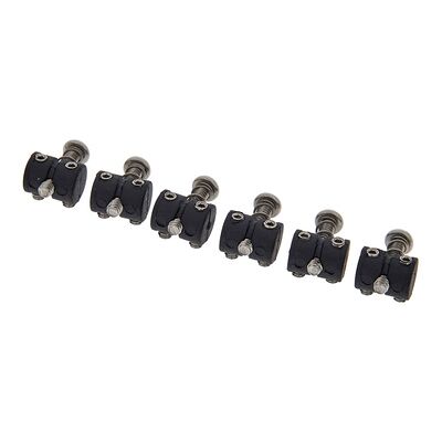 Graph Tech String Saver Saddle Barrel Schwarz mit verchromten Schrauben Graph Tech String Saver Saddle Barrel Schwarz mit verchromten Schrauben