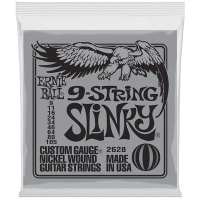 Ernie Ball 2628 Slinky 9-String Ernie Ball 2628 Slinky 9-String