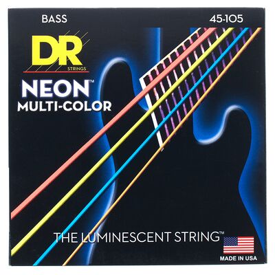 DR Strings Neon Multi NMCB-45 DR Strings Neon Multi NMCB-45