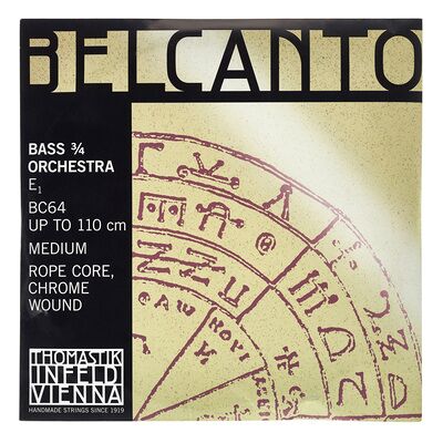 Thomastik BC64 Belcanto E Bass 3/4 Thomastik BC64 Belcanto E Bass 3/4