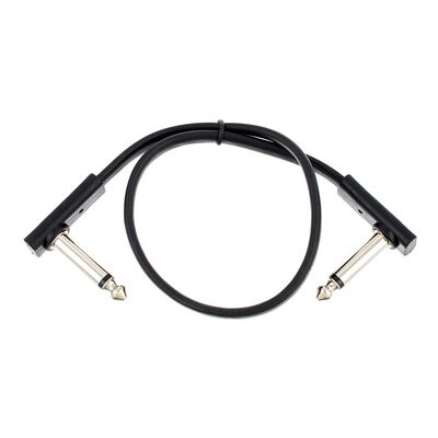 Rockboard Flat Patch Cable Black 30 cm Schwarz Rockboard Flat Patch Cable Black 30 cm Schwarz