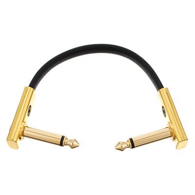 Rockboard Flat Patch Cable Gold 10 cm Rockboard Flat Patch Cable Gold 10 cm