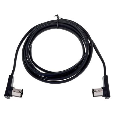 Rockboard Flat MIDI Cable 200cm Black Schwarz Rockboard Flat MIDI Cable 200cm Black Schwarz