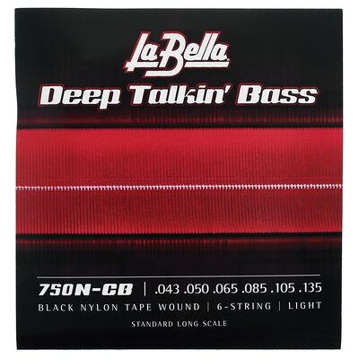 La Bella 750N-CB Black Nylon Tape La Bella 750N-CB Black Nylon Tape