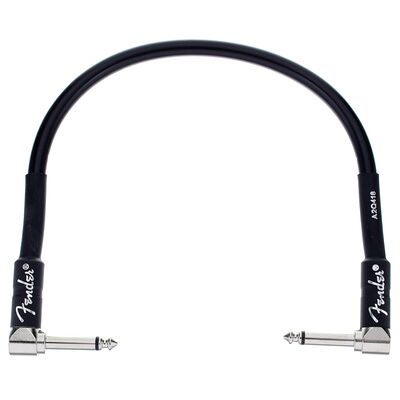 Fender Prof. Cable Angle Plug 30cm Schwarz Fender Prof. Cable Angle Plug 30cm Schwarz