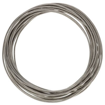 Allparts Stranded Shielded Braided Wire Silber Allparts Stranded Shielded Braided Wire Silber