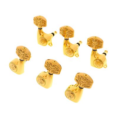 Gotoh Gitarrensaitenstimmer - 6-saitig, Poliert Gold Gotoh Gitarrensaitenstimmer - 6-saitig, Poliert Gold