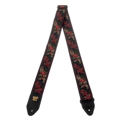 Ernie Ball E-Guitar Jacquard Black Rose Black Rose Ernie Ball E-Guitar Jacquard Black Rose Black Rose