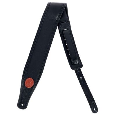 Levys "Pad. Garm. Leather Strap 3" BK" Schwarz Levys "Pad. Garm. Leather Strap 3" BK" Schwarz