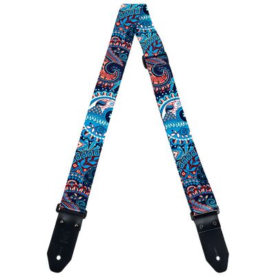Minotaur Guitar Strap Jacquard Paisley Blau Minotaur Guitar Strap Jacquard Paisley Blau