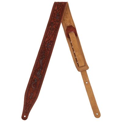 Levys "Brown Kokopelli Strap 2,5"" Braun Levys "Brown Kokopelli Strap 2,5"" Braun