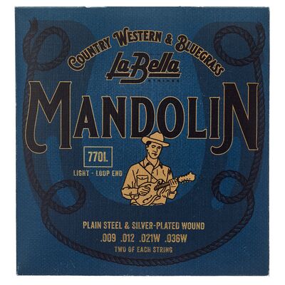 La Bella 770L Mandolin Silv.Pl. Light La Bella 770L Mandolin Silv.Pl. Light