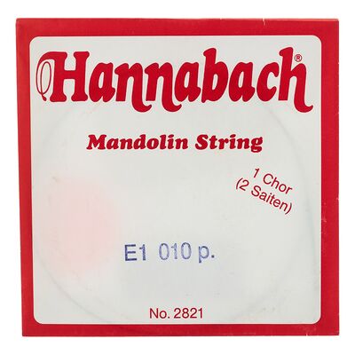 Hannabach Mandolin String E .010 (2pcs) Hannabach Mandolin String E .010 (2pcs)