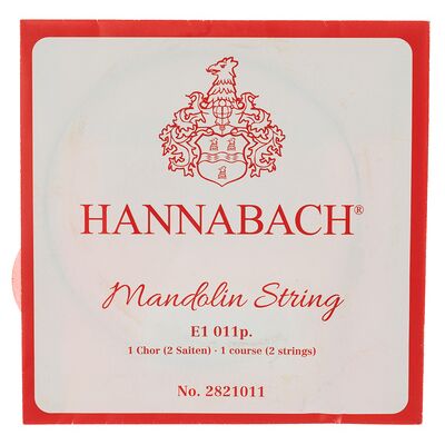 Hannabach Mandolin String E .011 (2pcs) Hannabach Mandolin String E .011 (2pcs)