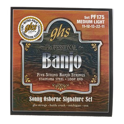GHS PF175 5-String Banjo Set GHS PF175 5-String Banjo Set