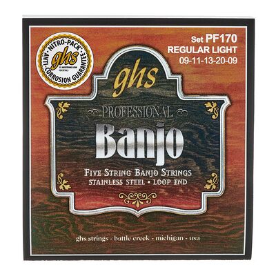 GHS PF170 5-String Banjo Set GHS PF170 5-String Banjo Set