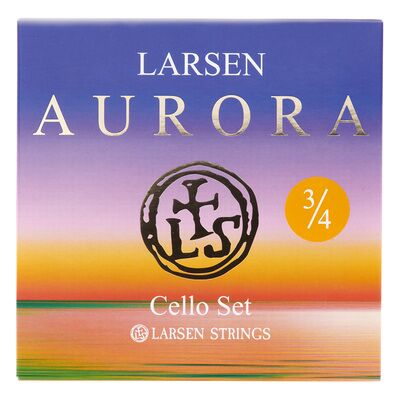 Larsen Aurora Cello Strings Set 3/4 M Larsen Aurora Cello Strings Set 3/4 M