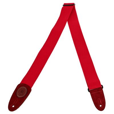 Levys "Classic Cotton Strap 2" RED" Rot Levys "Classic Cotton Strap 2" RED" Rot