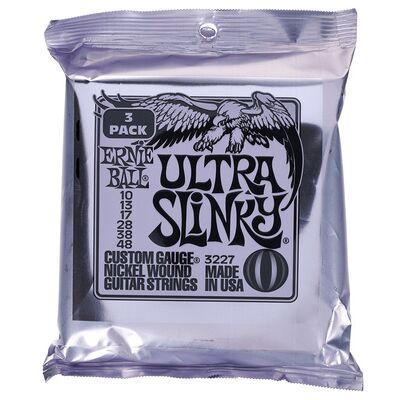 Ernie Ball Ultra Slinky 3-Pack 3227 Ernie Ball Ultra Slinky 3-Pack 3227