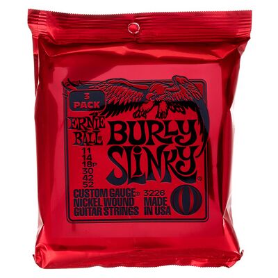 Ernie Ball Burly Slinky 3-pack 3226 Ernie Ball Burly Slinky 3-pack 3226