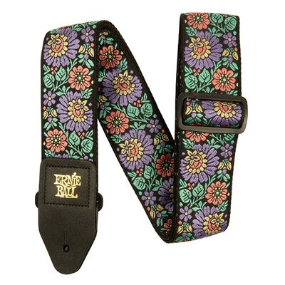 Ernie Ball Evening Bloom Jacquard Strap Evening Bloom Jacquard Ernie Ball Evening Bloom Jacquard Strap Evening Bloom Jacquard