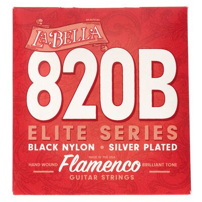 La Bella 820B Black Nylon Flamenco Str. La Bella 820B Black Nylon Flamenco Str.