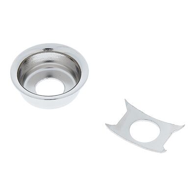 Allparts Input Cap Jackplate T-Style N Nickel Allparts Input Cap Jackplate T-Style N Nickel