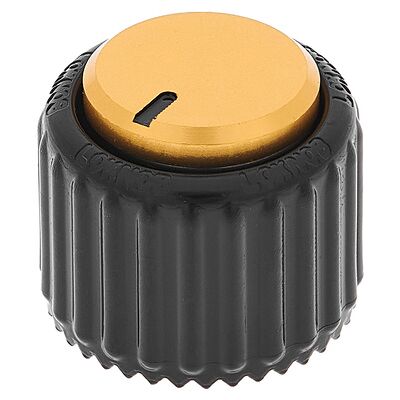 Daddario LokNob Large Black/Gold Schwarz Daddario LokNob Large Black/Gold Schwarz