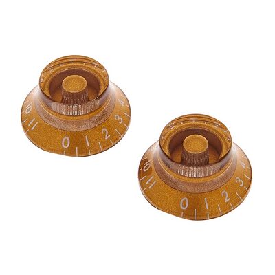 Allparts Bell Knobs to 11 Gold Gold Allparts Bell Knobs to 11 Gold Gold
