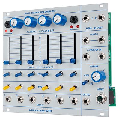Tiptop Audio 207t Mixer - Eurorack Modular Synthesizer Tiptop Audio 207t Mixer - Eurorack Modular Synthesizer