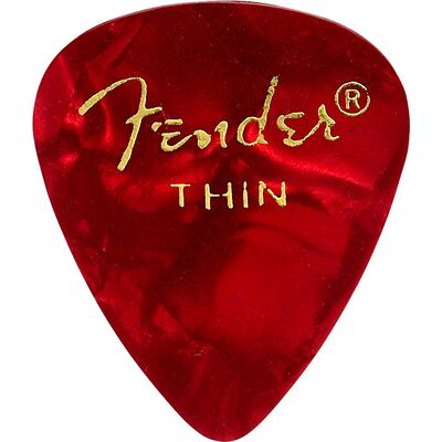 Fender Premium Celluloid Picks 351 RM Red Moto Fender Premium Celluloid Picks 351 RM Red Moto