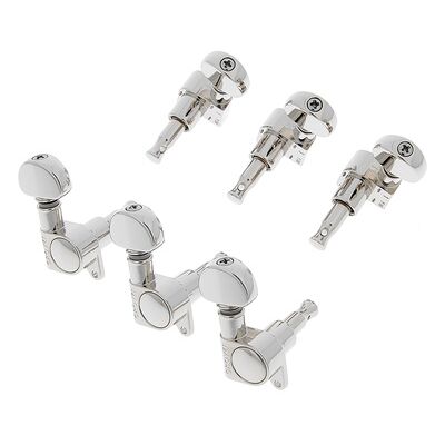 Grover 205N6 Guitar Machine Nickel Nickel Grover 205N6 Guitar Machine Nickel Nickel