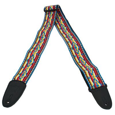 Levys Hootenanny Woven Strap YR Gelb und Rot Levys Hootenanny Woven Strap YR Gelb und Rot