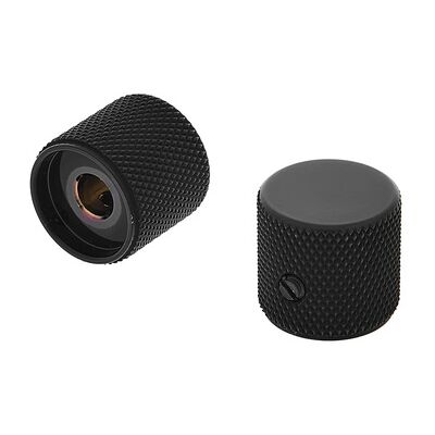 Allparts Metal Barrel Knobs Black Schwarz Allparts Metal Barrel Knobs Black Schwarz
