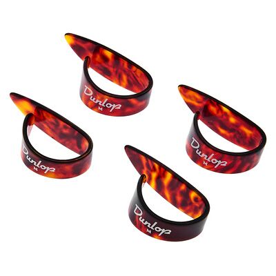 Dunlop Thumb Pick med. Shell 4er Set Shell Dunlop Thumb Pick med. Shell 4er Set Shell