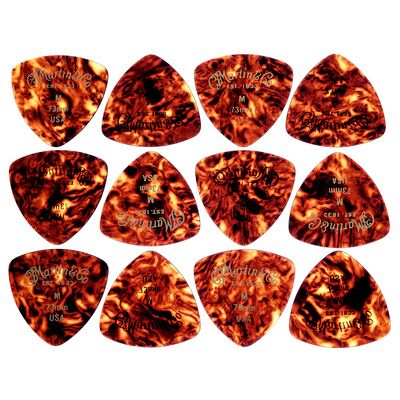 Martin Guitar #2 Pick Pack 0,73 mm Tortoise Martin Guitar #2 Pick Pack 0,73 mm Tortoise