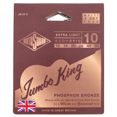 Rotosound JK10-3 Jumbo King 3er Set Rotosound JK10-3 Jumbo King 3er Set