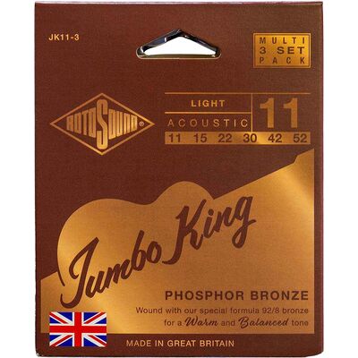 Rotosound JK11-3 Jumbo King 3er Set Rotosound JK11-3 Jumbo King 3er Set
