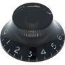 Göldo Pot Knob Hat Shape Black Schwarz