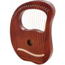 Thomann LH19B Lyre Harp 19 Strings BR Braun