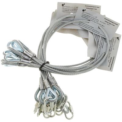 Stairville Safety Set 60cm/4mm 10pcs Stairville Safety Set 60cm/4mm 10pcs