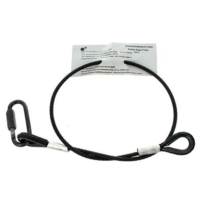 Stairville Safety 60cm/4mm Black 10kg Stairville Safety 60cm/4mm Black 10kg