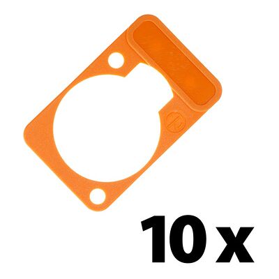Neutrik DSS-3 Orange 10x Orange Neutrik DSS-3 Orange 10x Orange