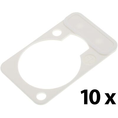 Neutrik DSS-9 White 10x Weiß Neutrik DSS-9 White 10x Weiß