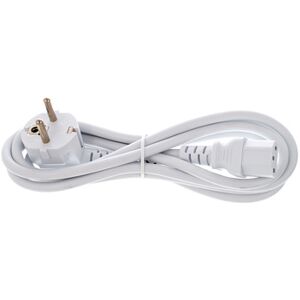 the sssnake EU Power Cable 1.8m White Weiß