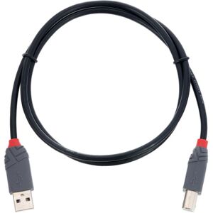 Lindy USB 2.0 Typ A/B 1m Schwarz